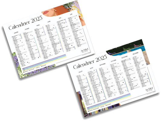 Calendrier 2025 - Aux couleurs de la Provence