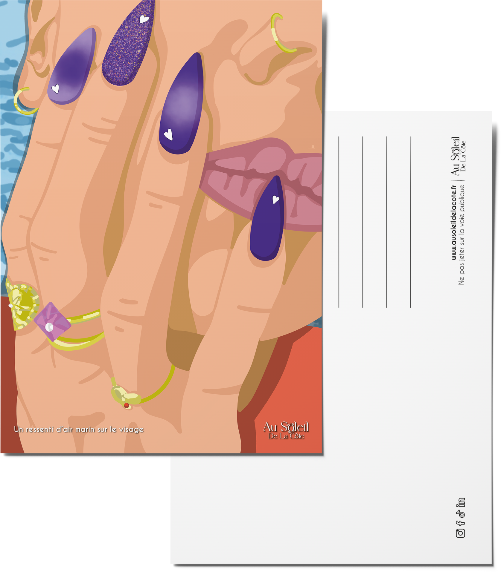 Carte postale – Un ressenti d’air marin sur le visage