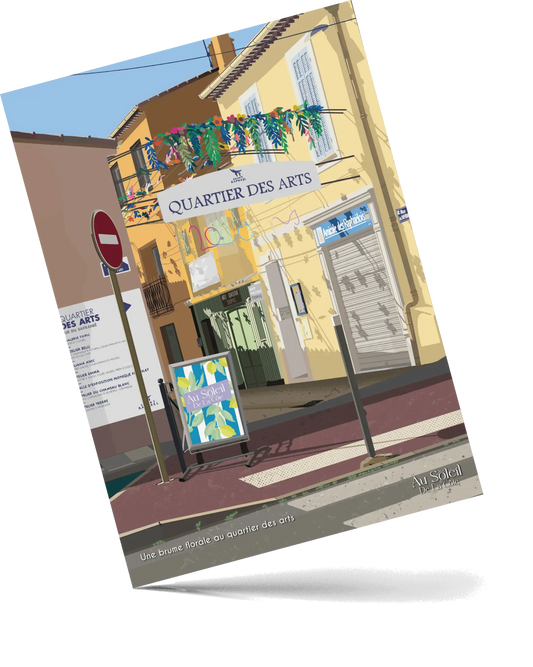 Carte Postale - Une brume florale au quartier des arts