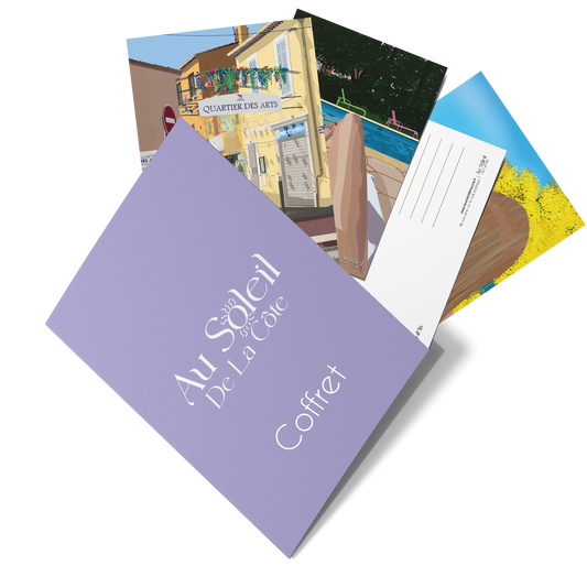 Coffret 3 cartes postales – Au choix